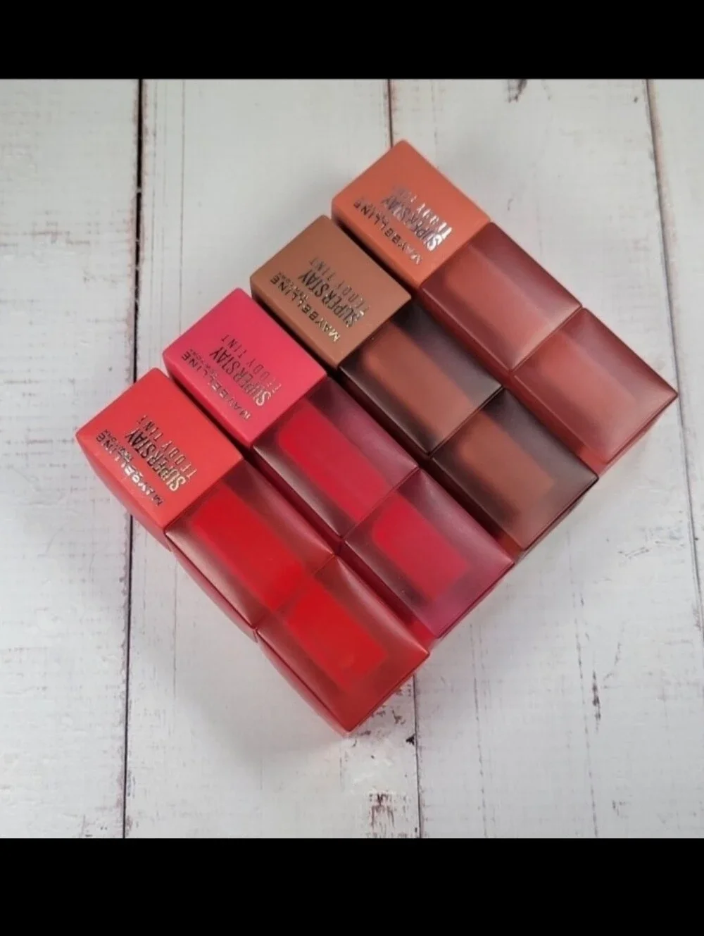 Maybelline Super Stay Teddy Tint Long Lasting Matte Lip Tint Bundle NEW!